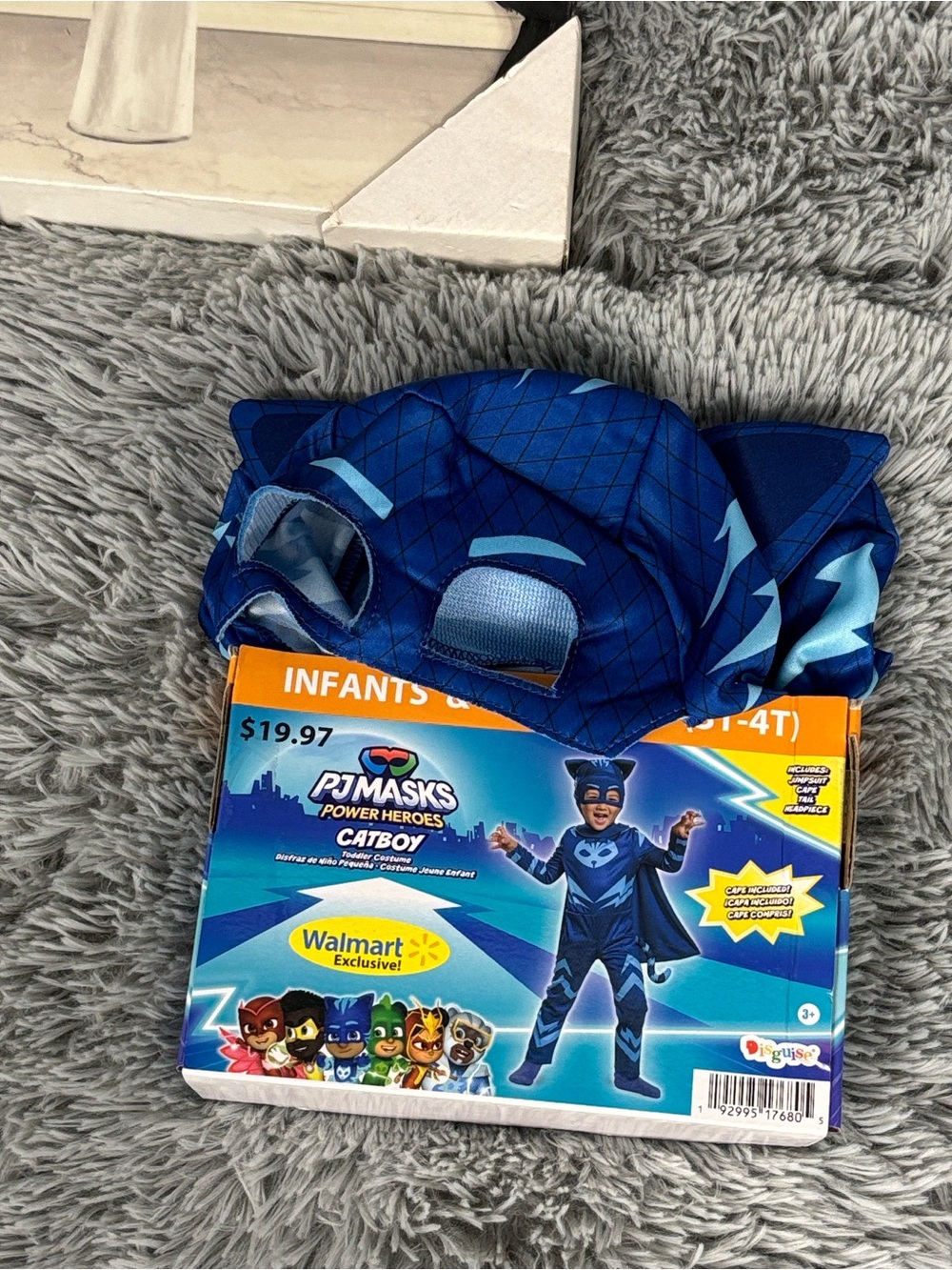 NWT PJ Masks PJMasks Power Heroes Catboy Kids Costume - Blue Toddlers 3T-4T